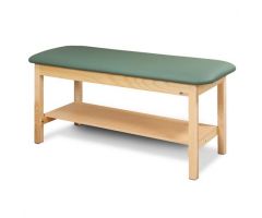 Flat-Top Treatment Table with Shelf, 72" x 27" x 31"
