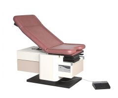 High-Low Foot Operated Power Adjustable Exam Table, Wine