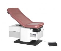High-Low Foot Operated Power Adjustable Exam Table, Wine, MDR4200RGPGWW