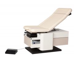 High-Low Foot Operated Power Adjustable Exam Table, Sand, MDR4250LBCWDS