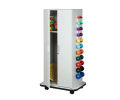 CabinetRac Mobile Weight Cabinet for Weights / Bands / Cuffs