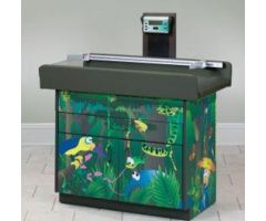 Pediatric Treatment Table with Scale, Rainforest