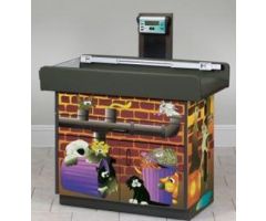 Pediatric Treatment Table with Scale, Cats & Dogs