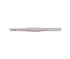 10"(25.4 cm) Standard Dressing Forceps with Coated Straight Serrated Tips