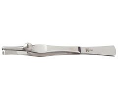 4.75"(12 cm) Sheehy Ossicle Holding Forceps with 4x5 Teeth