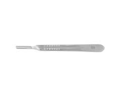 #4L Long 8-3/8" (21.3 cm) German Stainless Steel Scalpel Handle for Blades 20-25