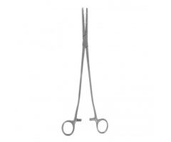 8"(20.3 cm) Curved Heaney Uterine Forceps with Double Tooth