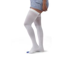Medline Thigh High Anti-Embolism Stockings, Size L Short MDS160860