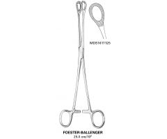 Foerster-Ballenger Curved Tip Sponge Forceps,Smooth,10"