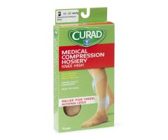 CURAD Knee High Compression Hosiery MDS1700FTH