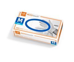 Accutouch Synthetic Powder-Free Clear Vinyl Exam Gloves, Size M, MDS192075H