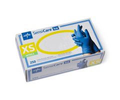 SensiCare Ice Powder-Free Nitrile Exam Gloves, Size XS MDS2500H