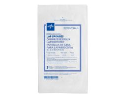X-Ray Detectable Sterile Lap Sponge, 18" x 36", 5/Pack