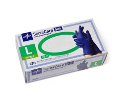 SensiCare Silk Powder-Free Nitrile Exam Gloves with SmartGuard Film, Size L