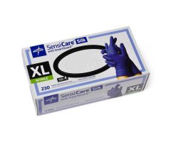 SensiCare Silk Powder-Free Nitrile Exam Gloves with SmartGuard Film, Size XL