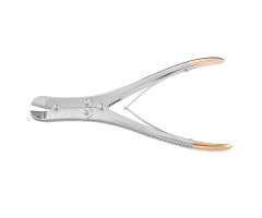 8.5" (21.6 cm) Long 2.5 mm Capacity Double-Action Side Cutting Wire Cutter with Angled Tungsten Carbide Jaws