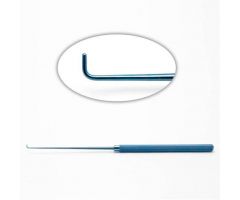 7-1/4" (18.4 cm) Titanium Nerve Hook with 2 mm Blunt Tip