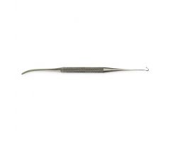 #5 7"(17.8 cm) Double-Ended Varady Vein Hook with Crochet Hook and Probe
