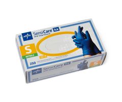 SensiCare Ice Powder-Free Nitrile Exam Gloves with SmartGuard Film, Size S