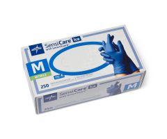 SensiCare Ice Powder-Free Nitrile Exam Gloves with SmartGuard Film, Size M