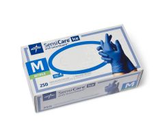 SensiCare Ice Powder-Free Nitrile Exam Gloves with SmartGuard Film, Size M MDS6802H