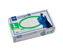 SensiCare Ice Powder-Free Nitrile Exam Gloves with SmartGuard Film, Size L