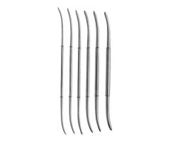 15-16 Fr 11"(27.9 cm) Furst Double-Ended Hank Uterine Dilator, Japanese Stainless Steel