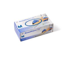SensiCare Silk Powder-Free Nitrile Exam Gloves, Size M