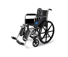 Wheelchair Transport Excel 2000 300lb Capacity Black Elvt Lgrst Fl Lgth Arms Ea