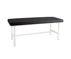 Treatment Table with Flat Top, Gray, 72" L x 28" W x 30" H