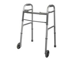 Junior Walker, 2 Button, Folding, 5" Wheels