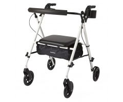 Luxe Rollator with 7" Wheels, White