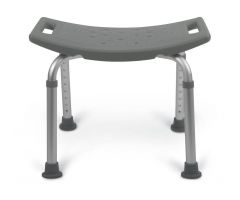 Aluminum Bath Bench without Back, 250 lb. Weight Capacity