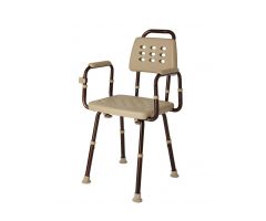 Elements Shower Chair with Back and Microban Treatment MDS89745ELMB