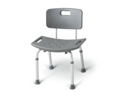 Aluminum Bath Bench with Back MDS89745RH