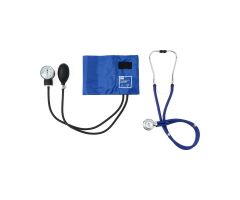 Sphygmomanometer / Sprague Rappaport Stethoscope Combo Kit, Blue