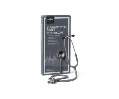 Elite Adult Stainless Steel Stethoscope, Gray