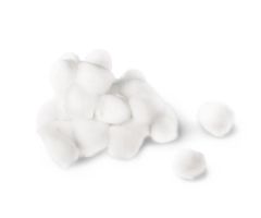 Nonsterile Rayon Balls, Size M, 0.3 g, 2 Bags/Cs