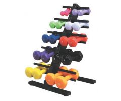 Vinyl-Coated Iron Dumbbell, 4 lb., Light Blue