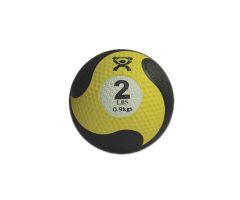 Yellow 2-lb. 8" dia. Firm Rubber Medicine Ball