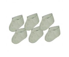 Set of Six Terrycloth Bath Booties for Paraffin Treatments