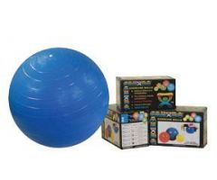 CanDo Inflatable Exercise Ball, Blue, 12" (30 cm)