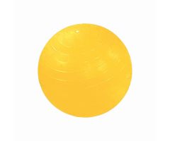 CanDo Inflatable Exercise Ball, Yellow, 18" (45 cm), Retail Packaging