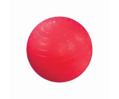 CanDo Inflatable Exercise Ball, Red, 30" (75 cm), Retail Packaging