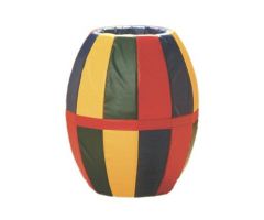 Barrel-Shaped Balance Roll, Multicolored, 38"L x 31"D