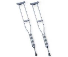 Crutches Alum Adjustable (pr) Tall Adult Medline