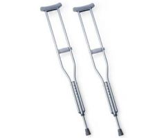 Crutches Alum Adjustable (pr) Med Adult Medline