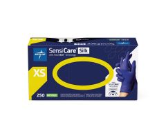 SensiCare Silk Nitrile Exam Gloves with SmartBoX Technology, Size XS
