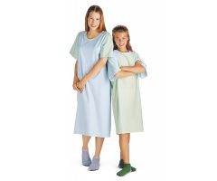 Pediatric Flame-Retardant Gown Tween, Green, 8-11 Years