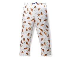 Pediatric Pajama Pants, Tired Tiger Print, Size L
